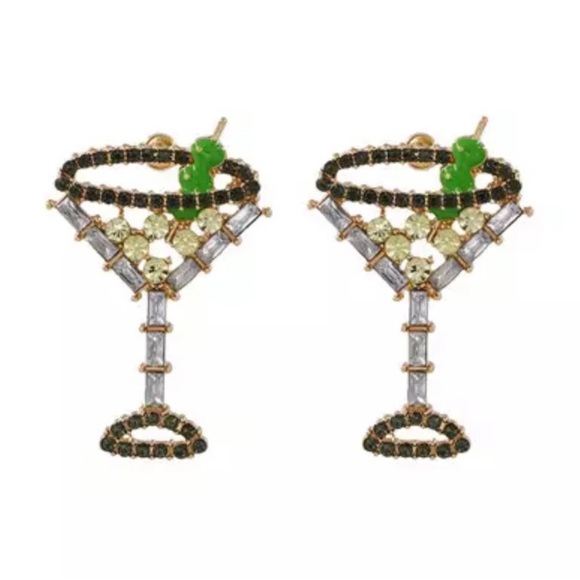 Crystal Martini Earrings - Picture 5 of 8